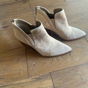 Vince Camuto Women's Gradina Stacked Heel Bootie Ankle Boot